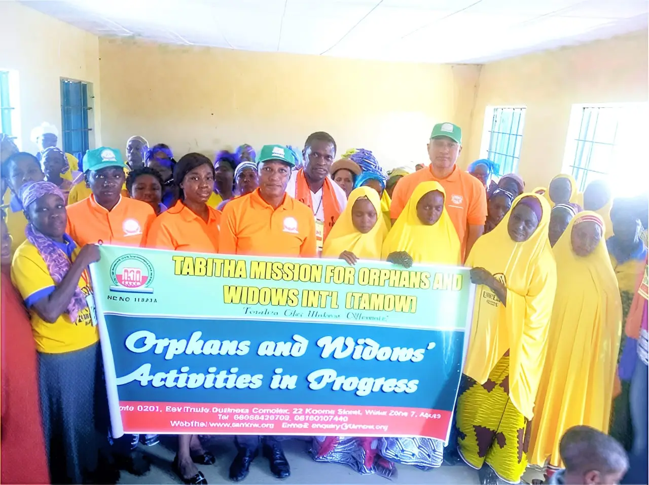 Group photo during community advocacy