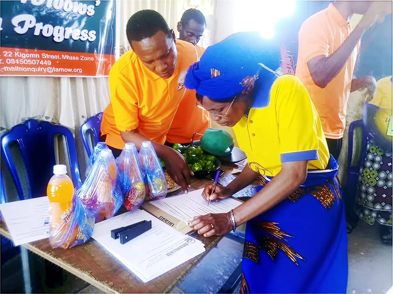 Signing ceremony with partners